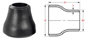 A234 WPB Concentric Reducer Dimensions Weight Chart & Formula | ZIZI