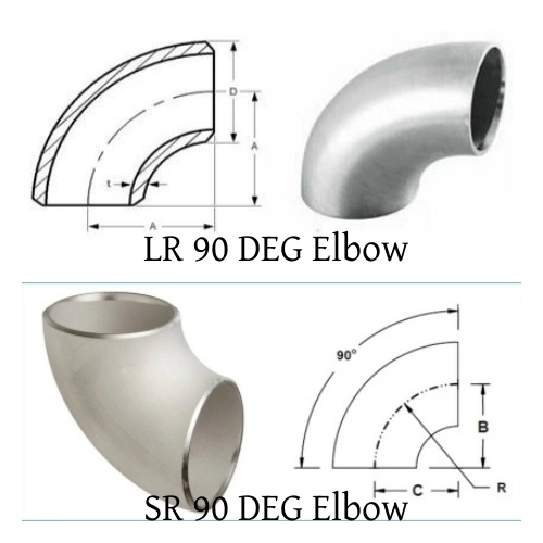 LR & SR 90 deg elbow